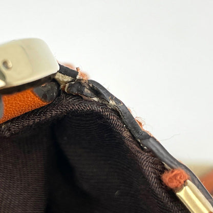 Gucci GG Pattern Shoulder Bag Canvas Beige Orange — view 9