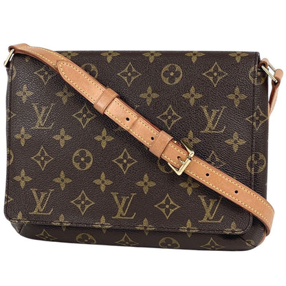 Louis Vuitton Musette Tango Short Shoulder Bag Monogram Brown