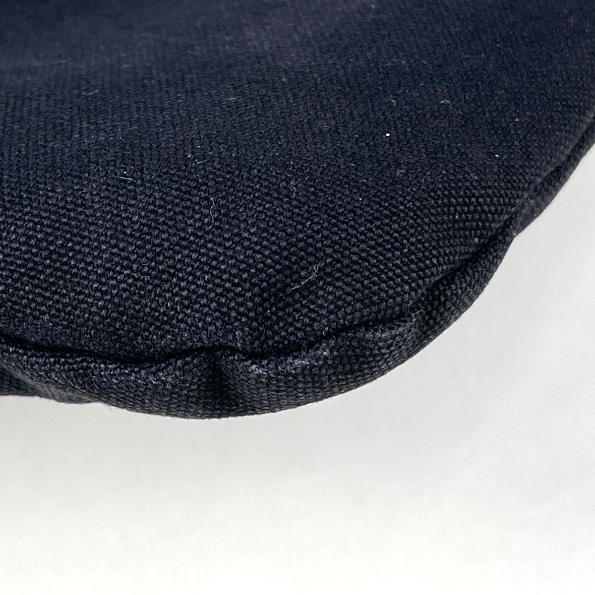 Hermes Fourre Tout Porte Documents Handbag Canvas Navy — view 3