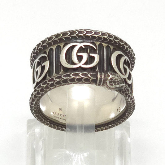 Gucci Double Snake Ring Sterling Silver Aging Finish