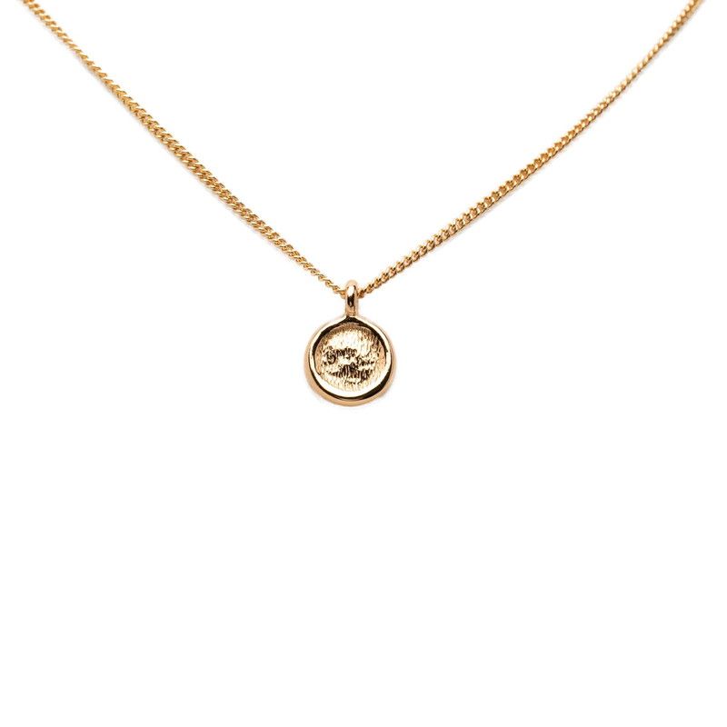 Dior CD Logo Necklace Gold Plated Rhinestone — view 2