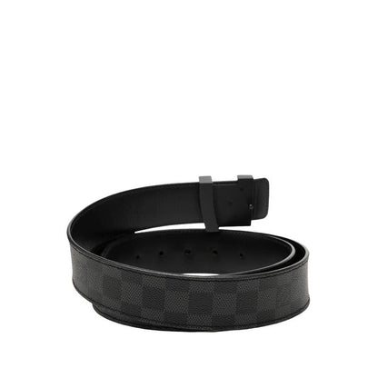 Louis Vuitton Damier Graphite Ceinture Initial 110 44 Black Gray Leather 1- Belt — view 3