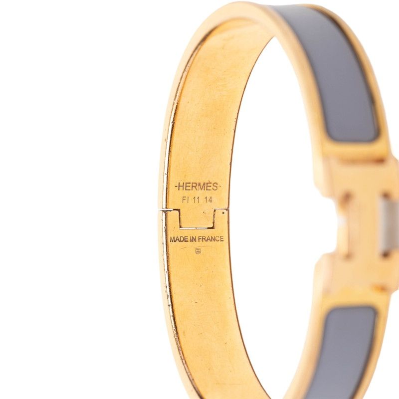 Hermes Click PM Bracelet Gold Light Purple Plated Enamel — view 4
