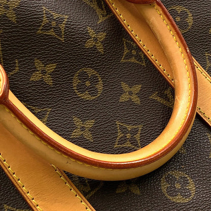 Louis Vuitton Keepall 45 Monogram Leather Brown Boston Bag Gold — view 6