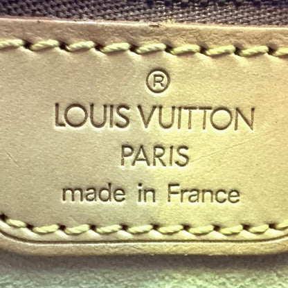 Louis Vuitton Looping MM Monogram Leather Brown Handbag Gold — view 4