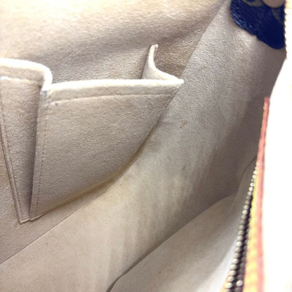 Louis Vuitton Looping MM Monogram Leather Brown Handbag Gold — view 6
