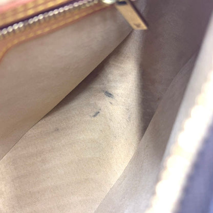 Louis Vuitton Looping MM Monogram Leather Brown Handbag Gold — view 5