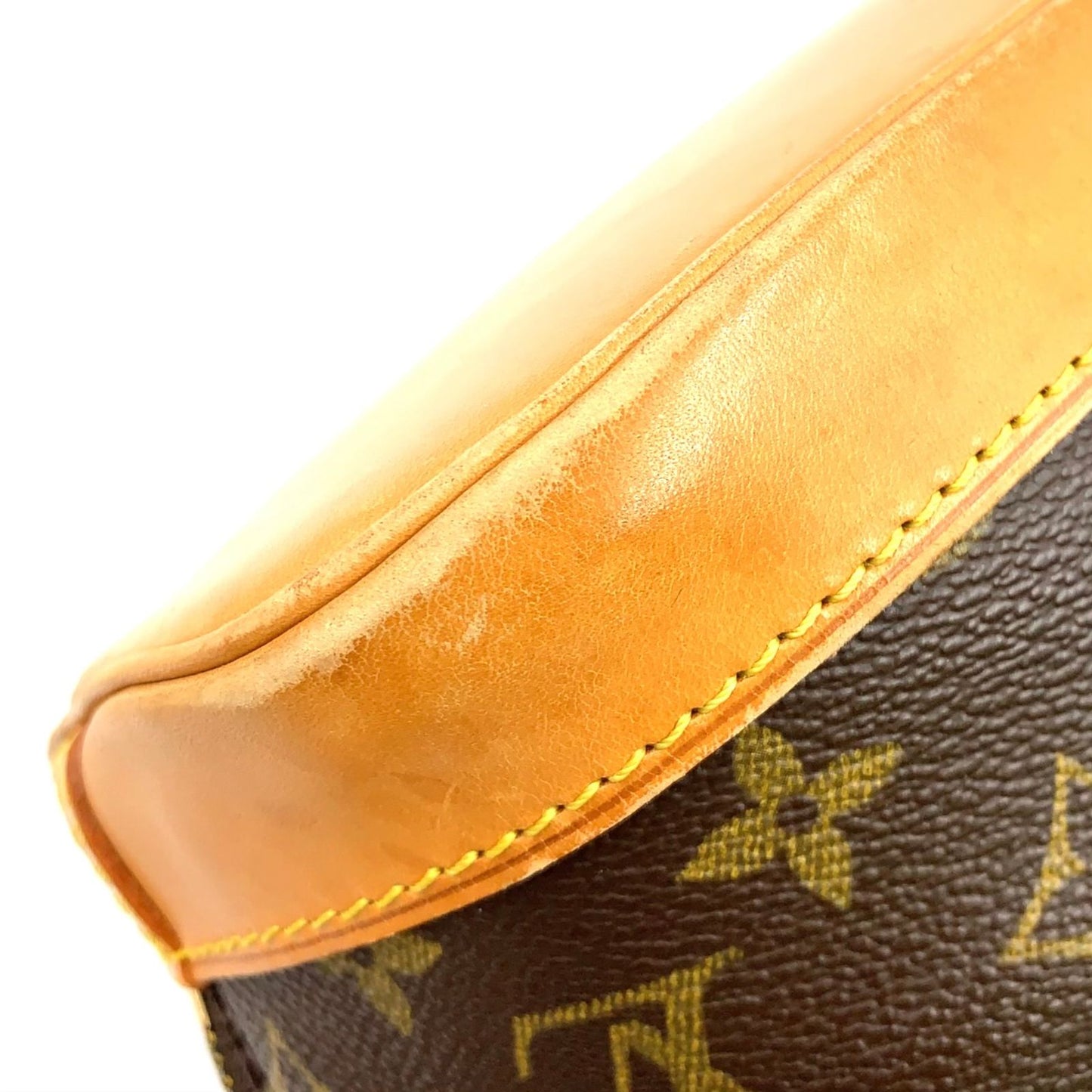Louis Vuitton Alma PM Monogram Leather Brown Light Handbag Gold — view 7