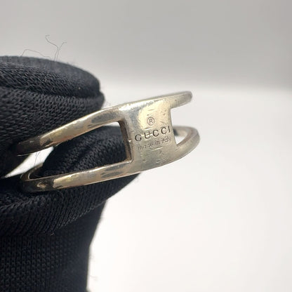Gucci Interlocking Silver Ring — view 4