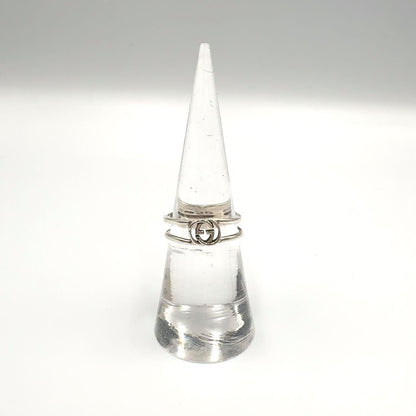 Gucci Interlocking Silver Ring — view 6