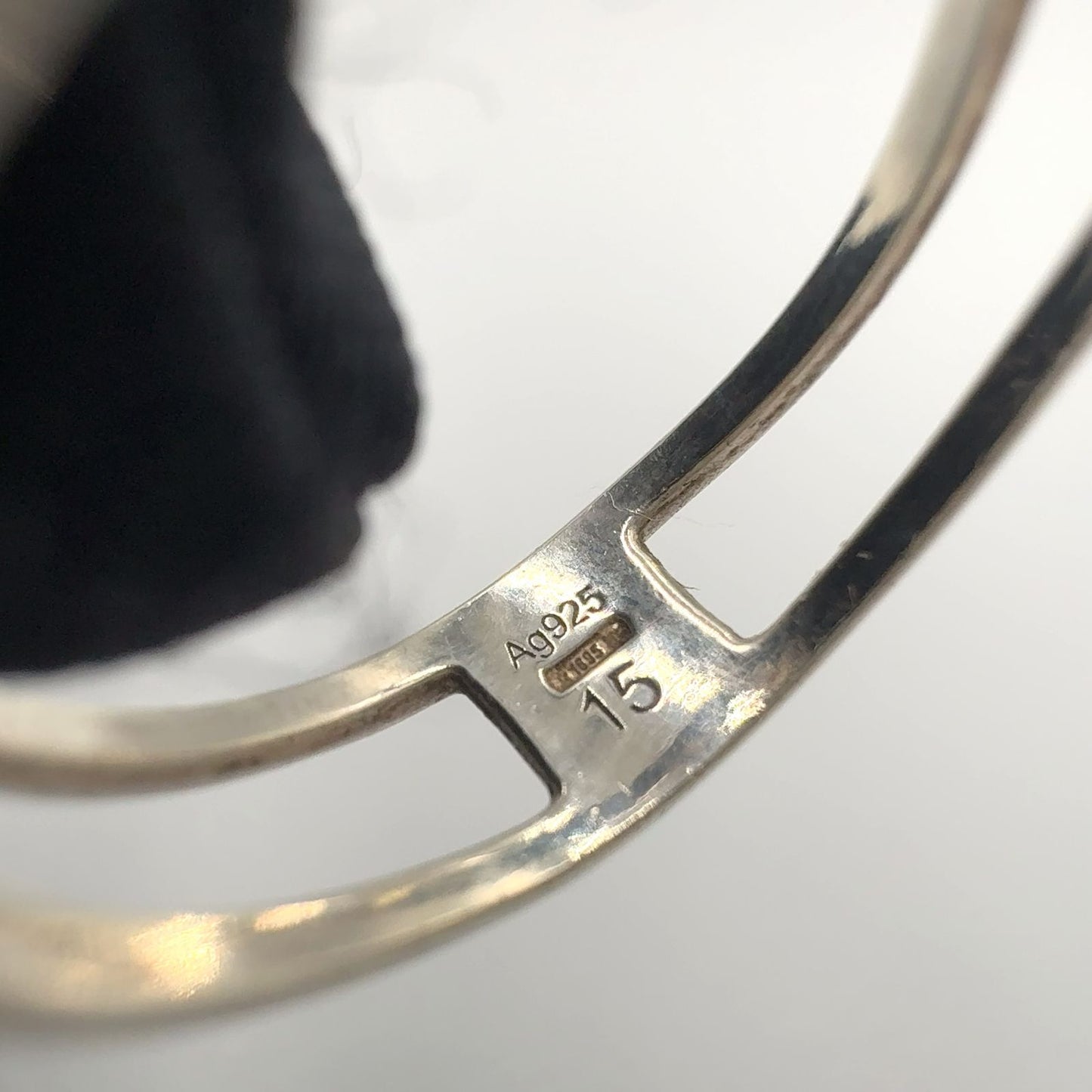 Gucci Interlocking Silver Ring — view 5