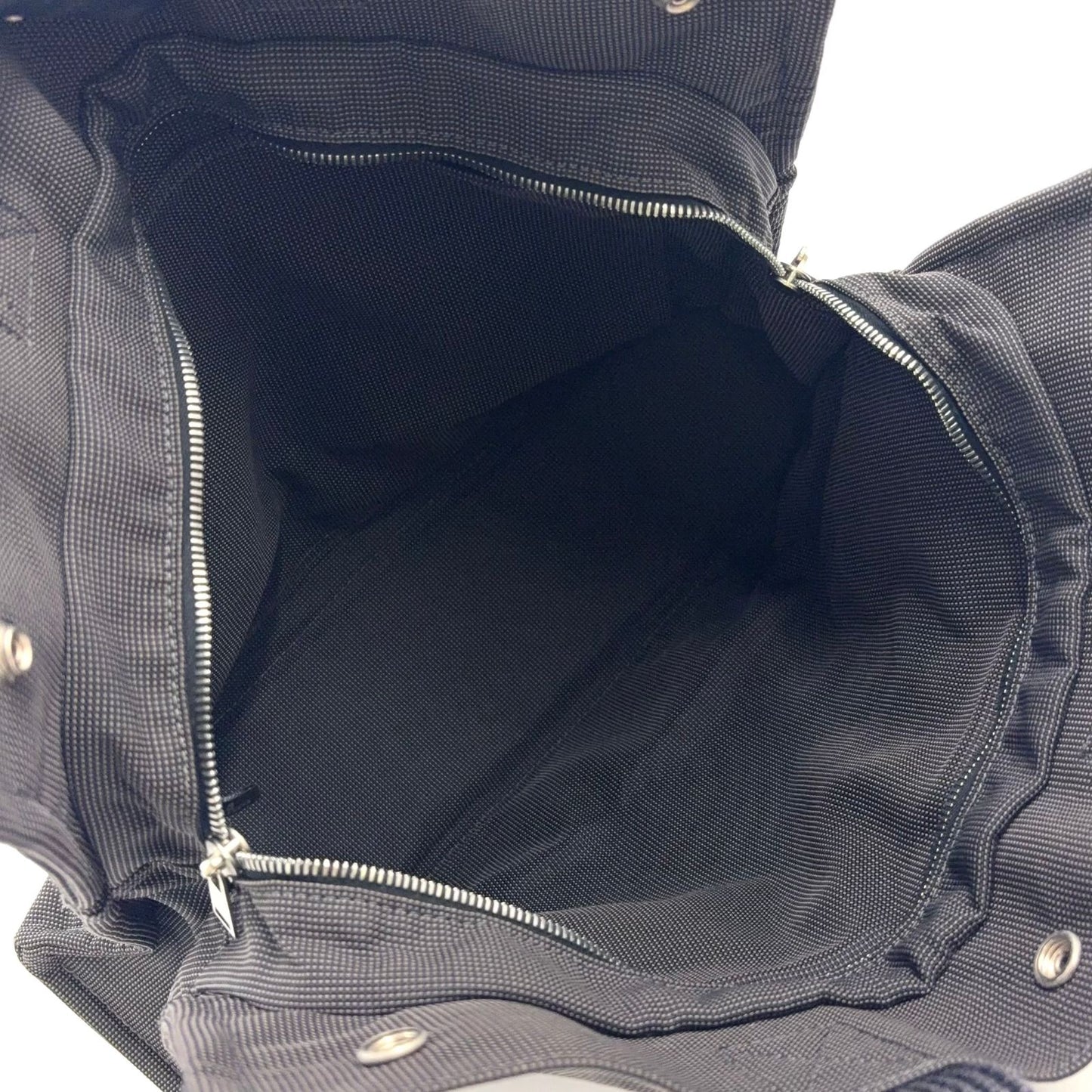 Hermes Her Line Tote MM Canvas Black Silver — view 3