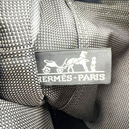 Hermes Her Line Tote MM Canvas Black Silver — view 4