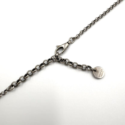 Gucci Interlocking Arabesque Silver Necklace — view 7
