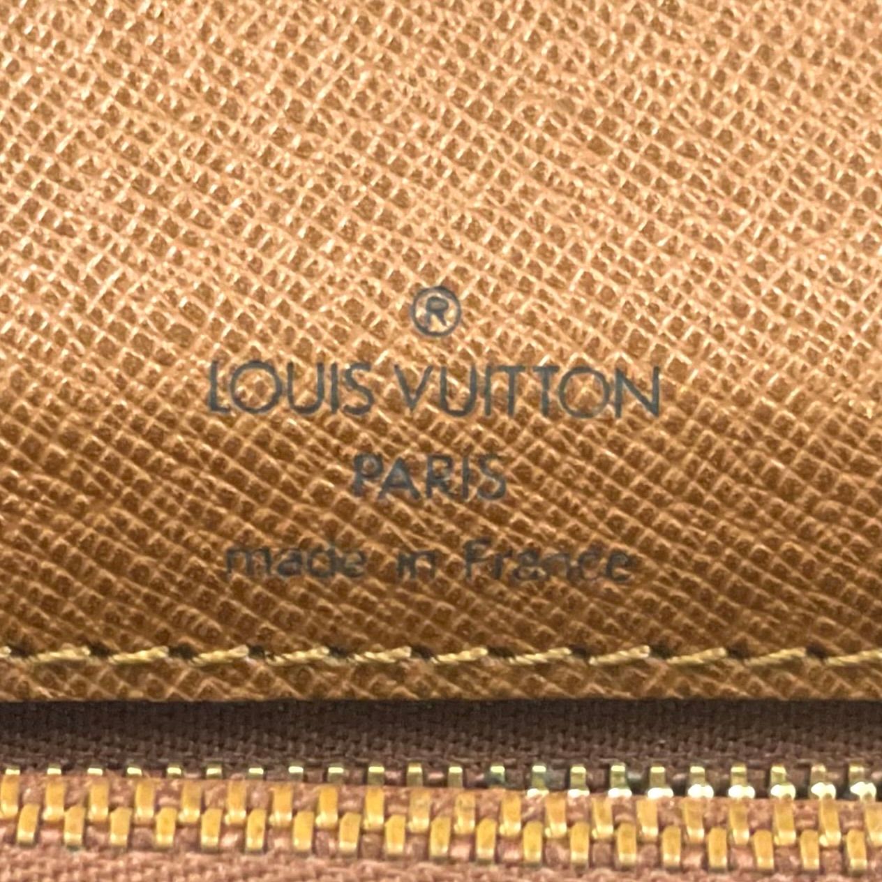 Louis Vuitton Concorde Monogram Key Leather Brown Handbag Gold — view 4