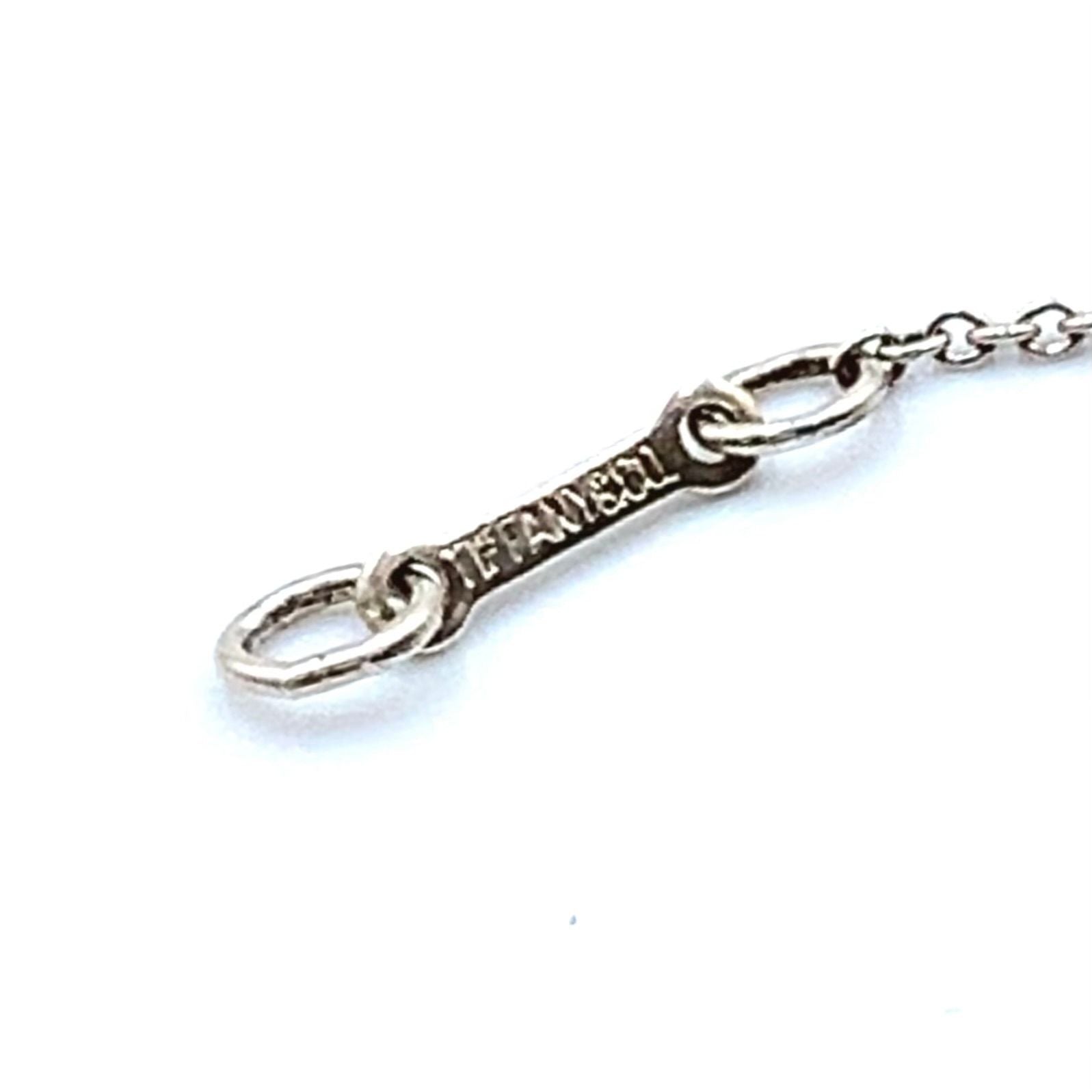 Tiffany & Co Teardrop Silver Necklace — view 4