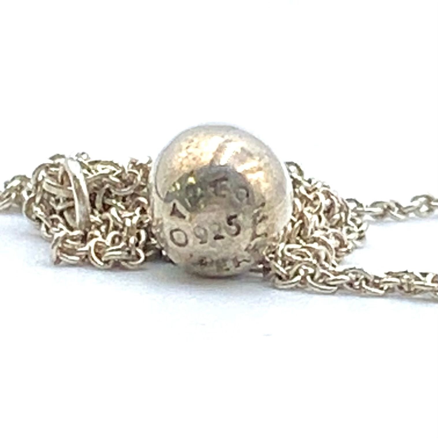Tiffany & Co Teardrop Silver Necklace — view 9