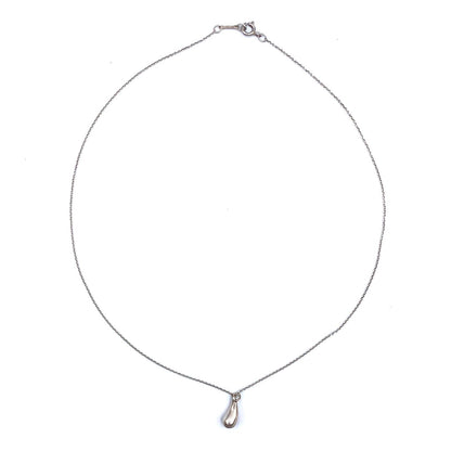 Tiffany & Co Teardrop Silver Necklace — view 3