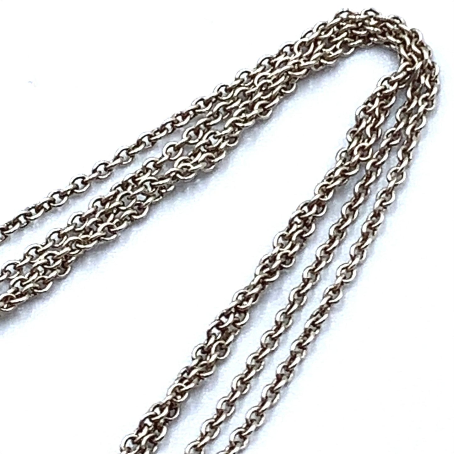 Tiffany & Co Teardrop Silver Necklace — view 6