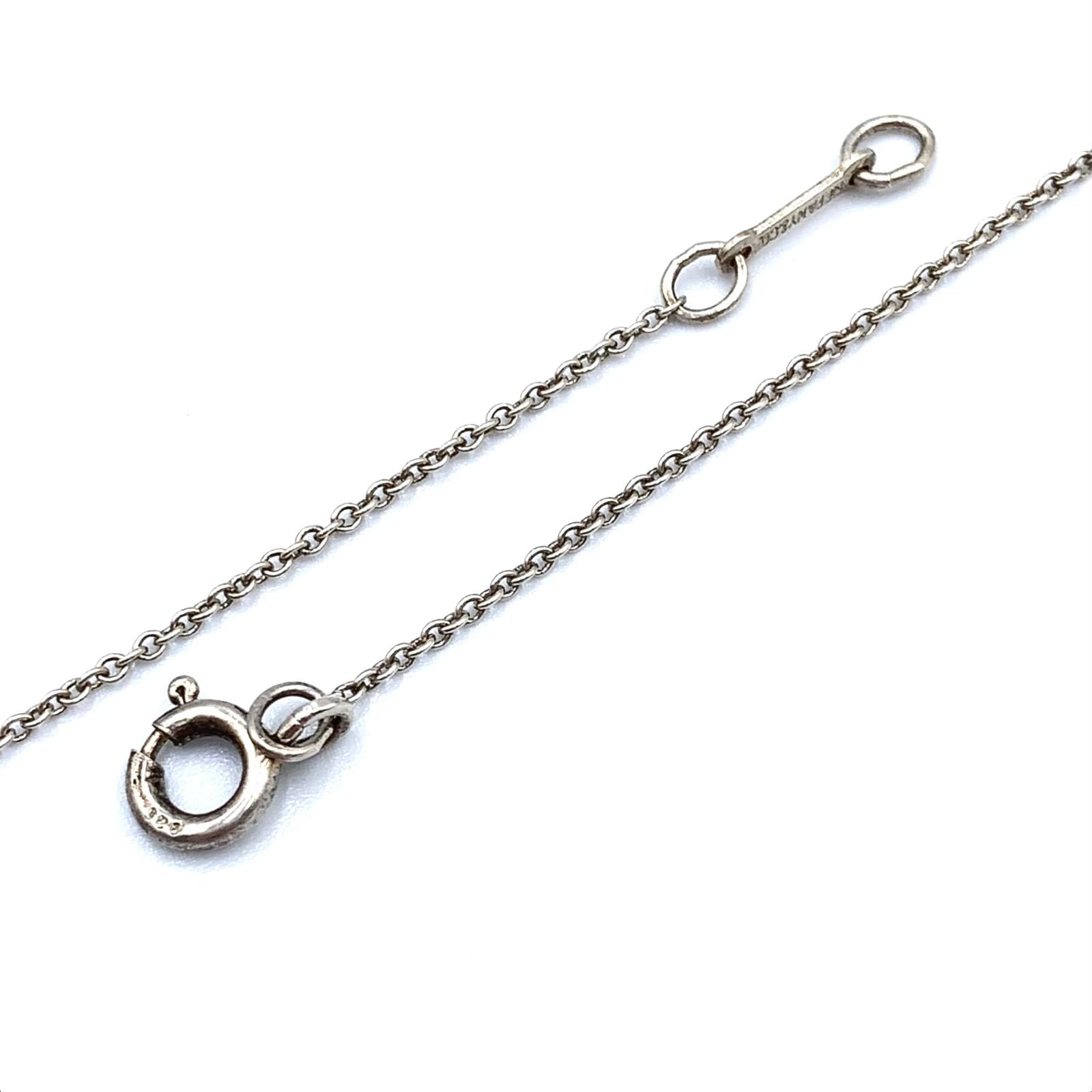 Tiffany & Co Teardrop Silver Necklace — view 7