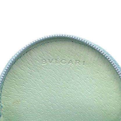 Bvlgari B-zero One Leather Light Blue Coin Case Silver — view 4