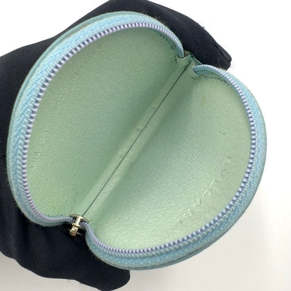 Bvlgari B-zero One Leather Light Blue Coin Case Silver — view 3