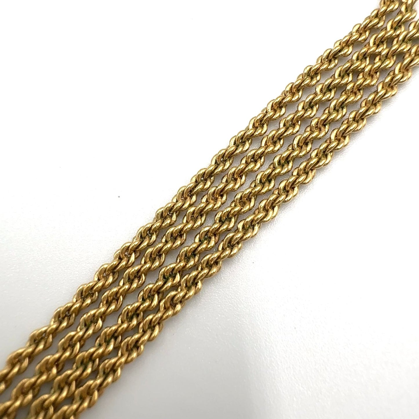 Dior CD Logo Round Gold Plated Necklace — view 6