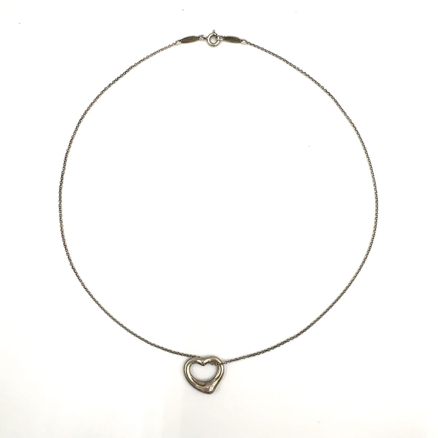 Tiffany & Co Open Silver Necklace — view 3