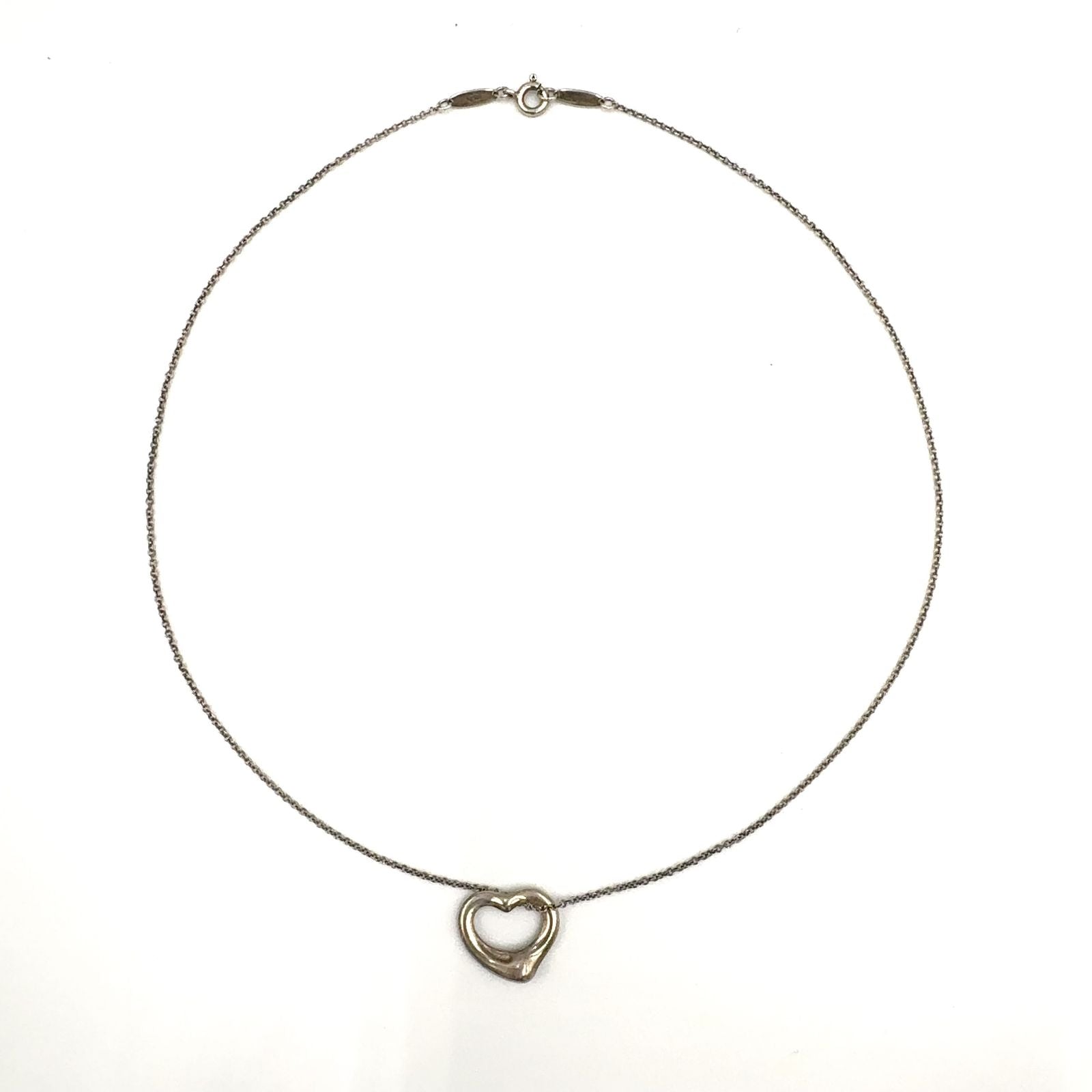 Tiffany & Co Open Silver Necklace — view 3