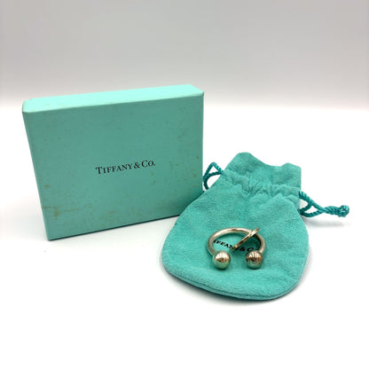 Tiffany & Co Return to Oval Silver Key Ring Key Holder — view 9
