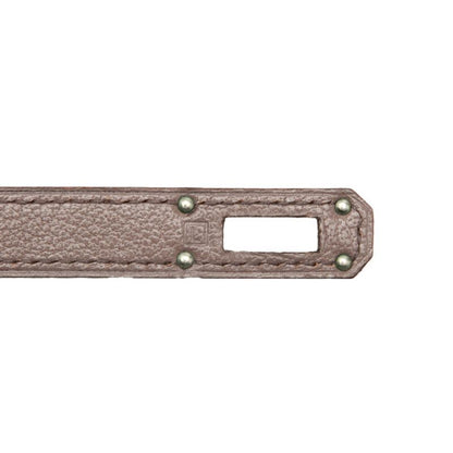 Hermes Kelly Wallet Gray Silver Chevre — view 7