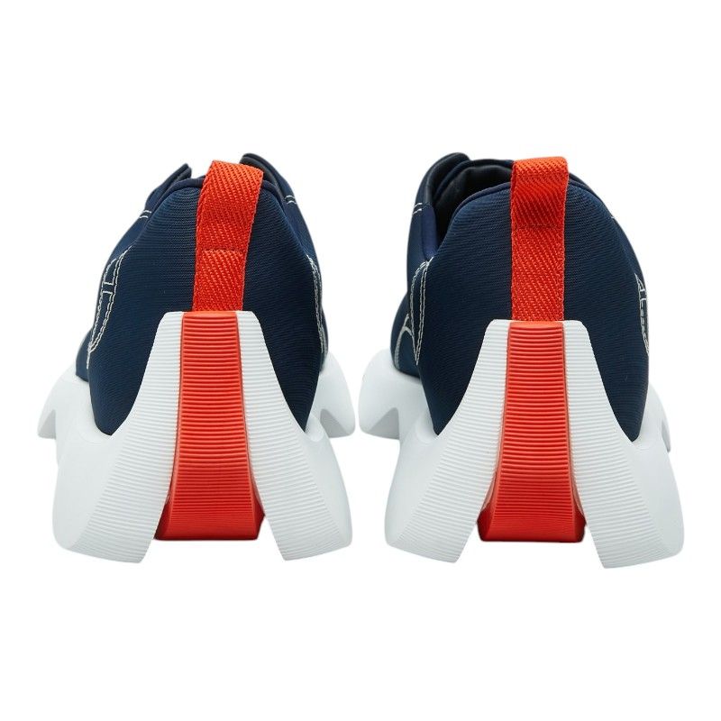 Hermes Envor 40 Navy White Suede Fabric 1- Sneaker — view 4