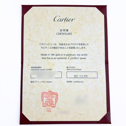 Cartier d'Amour Earrings YG Yellow Gold Pave Diamond XS — view 6