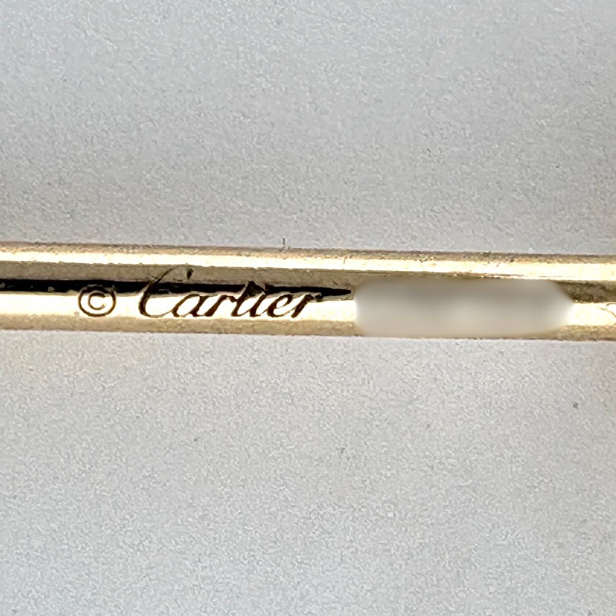 Cartier d'Amour Earrings YG Yellow Gold Pave Diamond XS — view 4