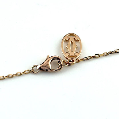 Cartier d'Amour Necklace PG Pink Gold Pendant Pave Diamond SM — view 5