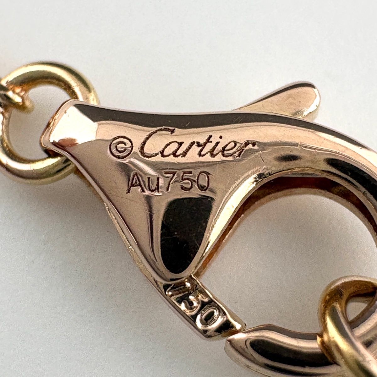 Cartier d'Amour Necklace PG Pink Gold Pendant Pave Diamond SM — view 6