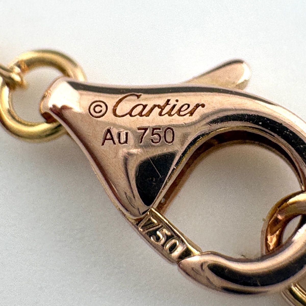 Cartier d'Amour Necklace PG Pink Gold Pendant Pave Diamond SM — view 6