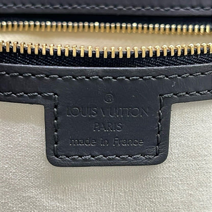 Louis Vuitton Handbag Monogram Mini Alma Blue Cotton Leather — view 9