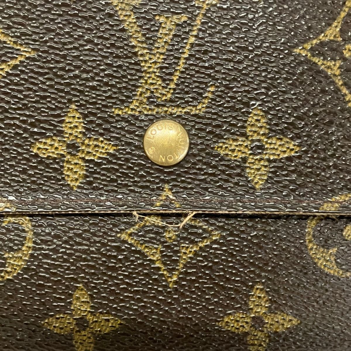 Louis Vuitton Hook Wallet Monogram Porte Monet Billets Cult Cles Leather — view 6