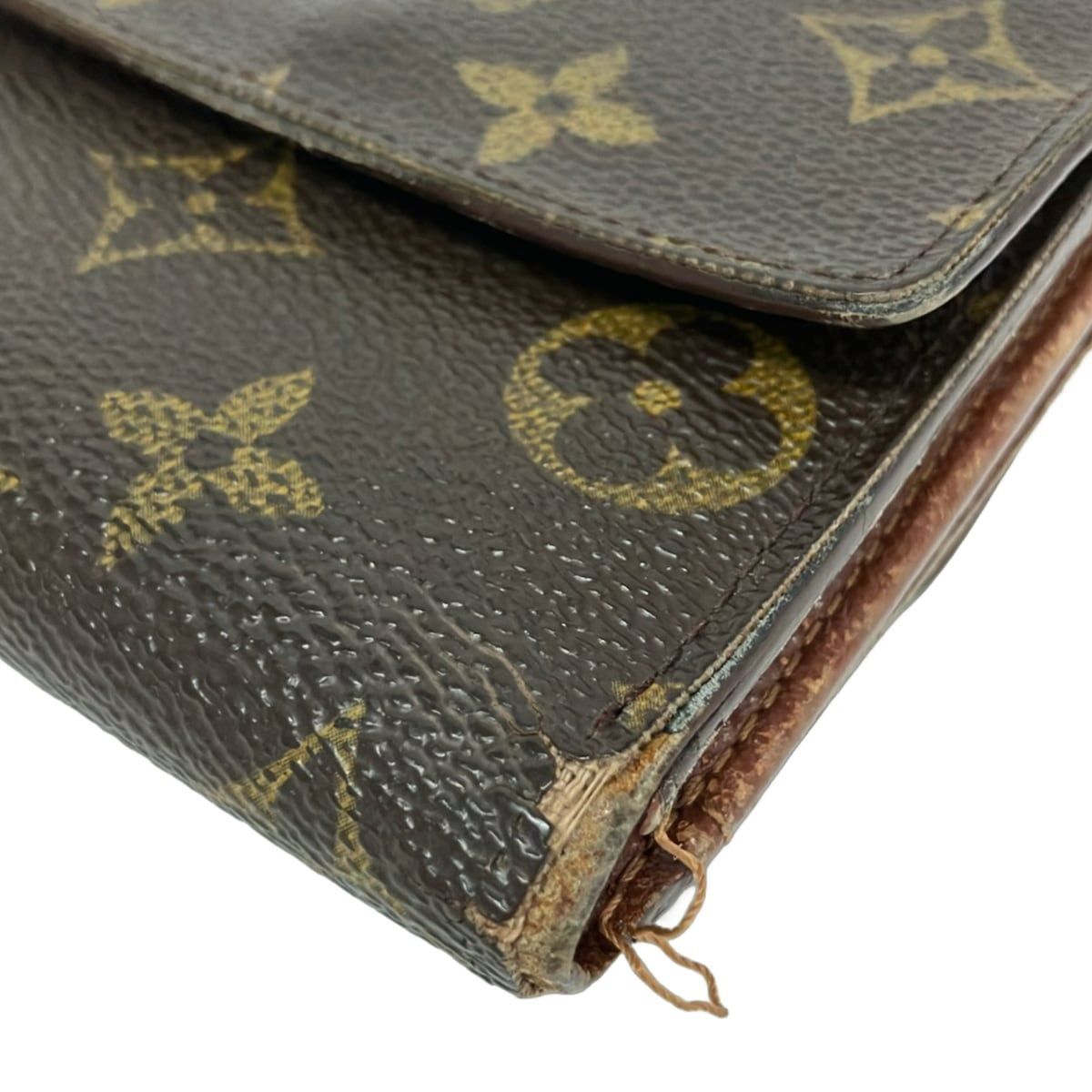 Louis Vuitton Hook Wallet Monogram Porte Monet Billets Cult Cles Leather — view 8