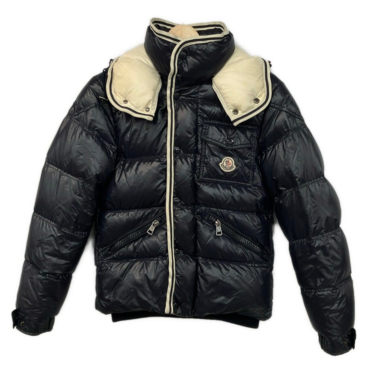 Moncler Down Jacket 0 XS Branson Navy Long Sleeve Winter