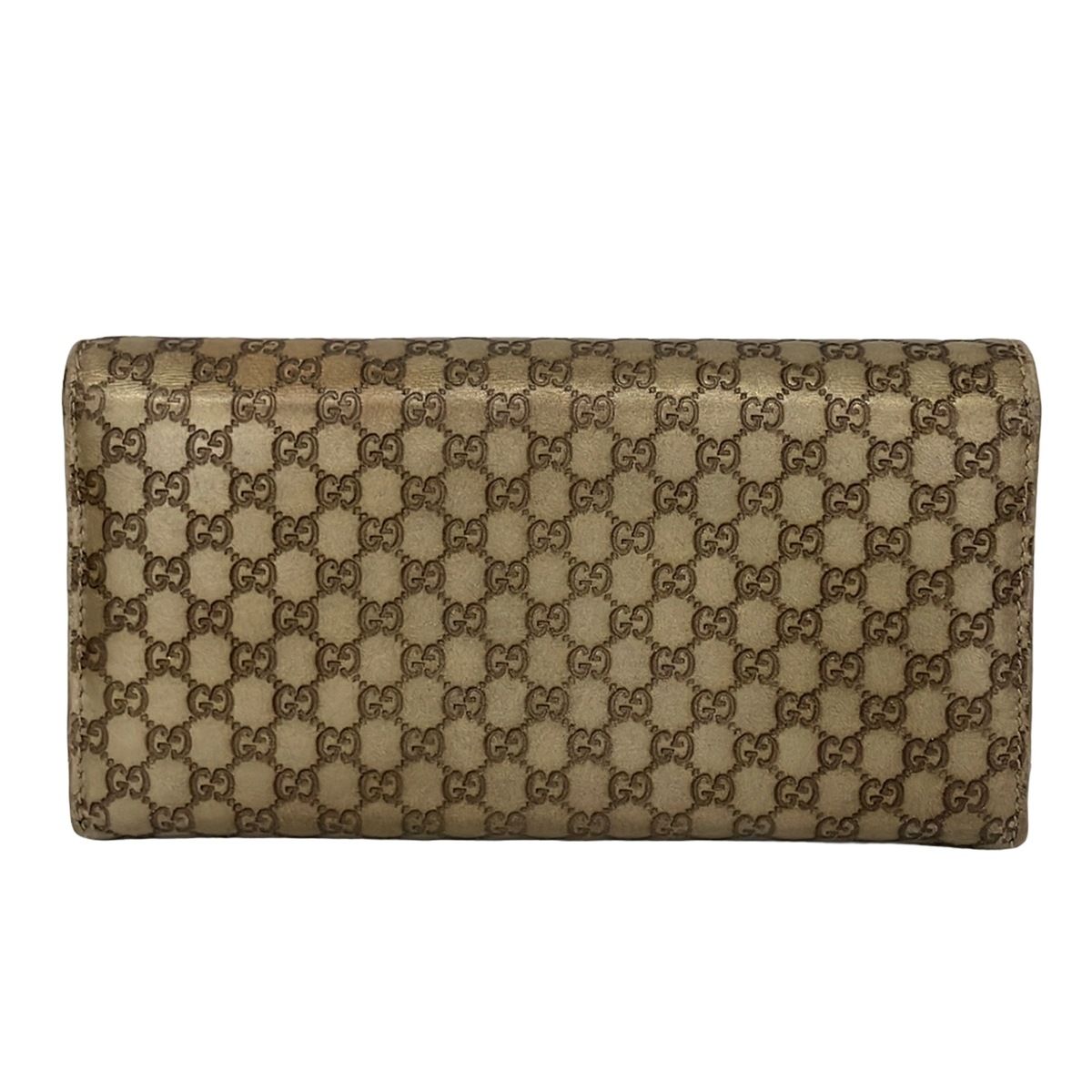 Gucci Wallet Micro Guccissima Gold Leather — view 2