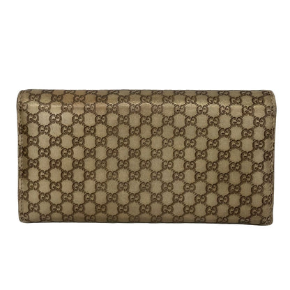 Gucci Wallet Micro Guccissima Gold Leather — view 2