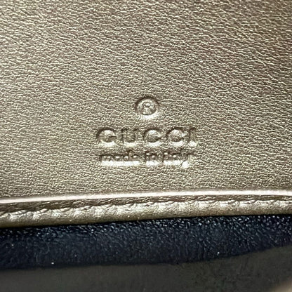 Gucci Wallet Micro Guccissima Gold Leather — view 5