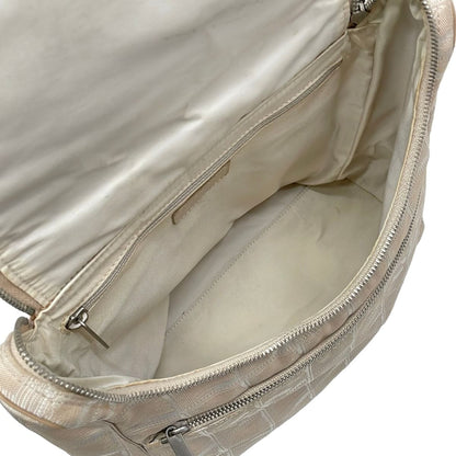 Chanel Backpack Sac New Travel Line Beige 2-Way Leather — view 7