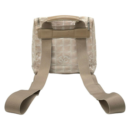 Chanel Backpack Sac New Travel Line Beige 2-Way Leather — view 3