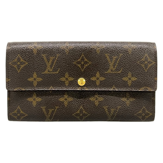 Louis Vuitton Wallet Monogram Pochette Porte Monet Cles Leather