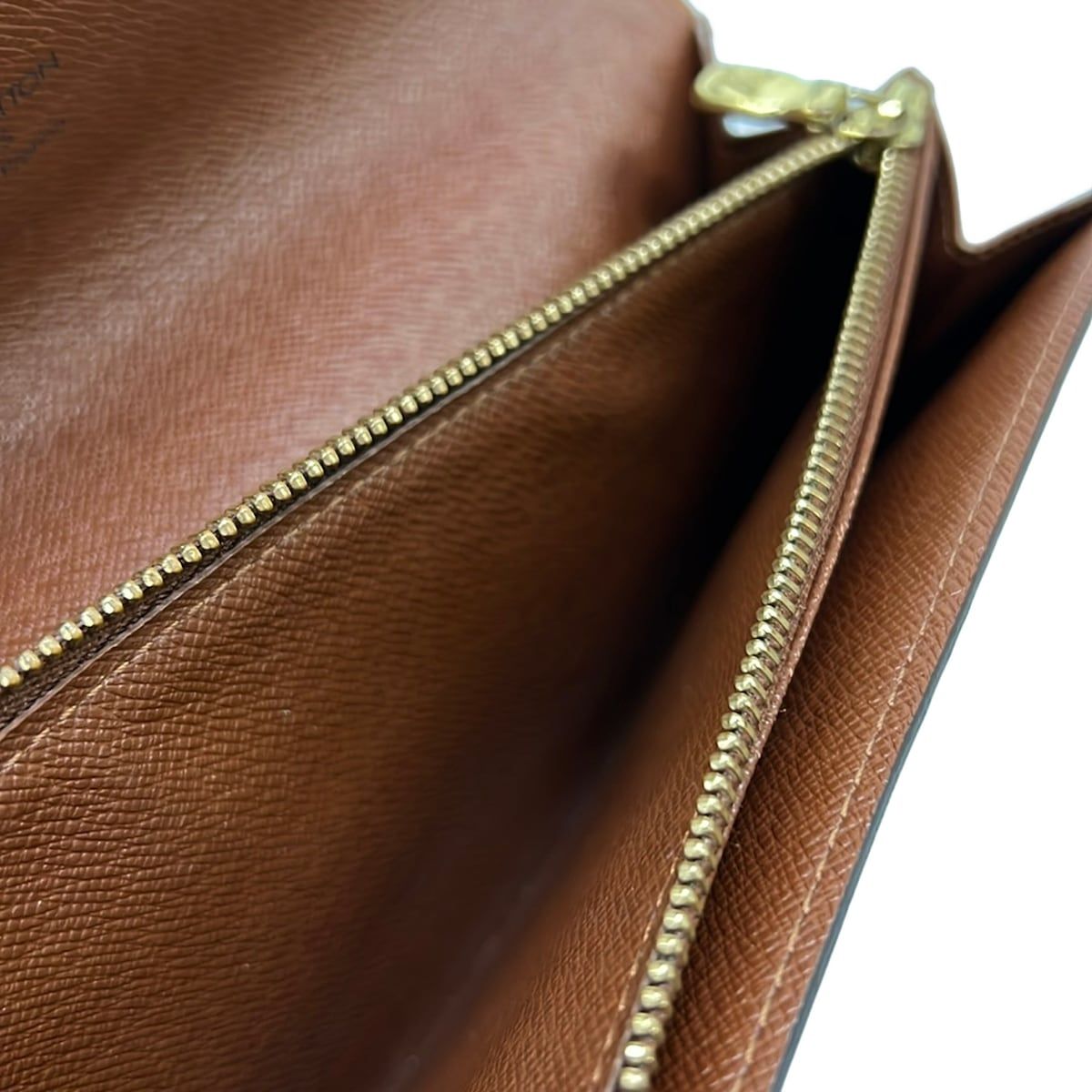Louis Vuitton Wallet Monogram Pochette Porte Monet Cles Leather — view 5