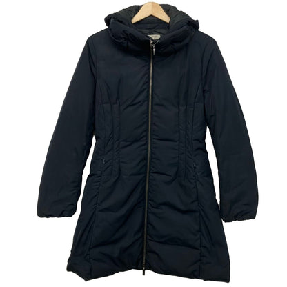 Moncler Down Coat 1 S Renne Dark Navy Long Sleeve Zip Up Winter