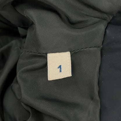 Moncler Down Coat 1 S Renne Dark Navy Long Sleeve Zip Up Winter — view 6
